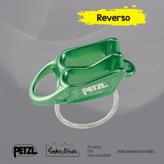 DISKON Reverso green belay device