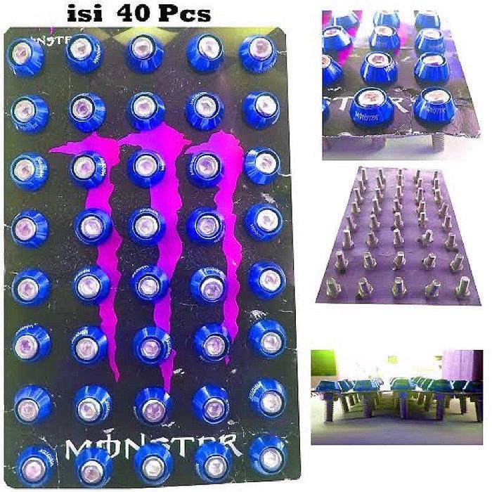 Baut L + Ring Monel Variasi Isi 40 Pcs Universal