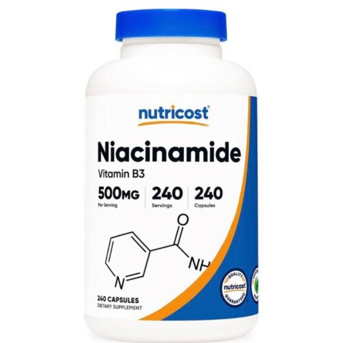 nutricost niacinamide 500mg
