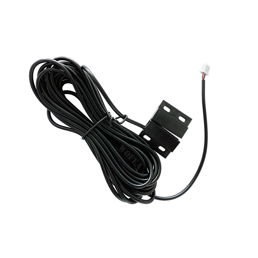 Wofea 5m Wired Door Sensor NdFeB Magnetic Sensor Switch For Open Detector Iron Gate Suitable