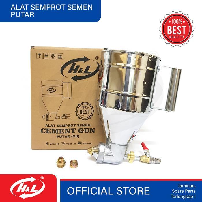 HL Alat Semprot Semen / Cement Gun Putar