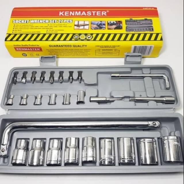 KENMASTER Kunci sok set 27pcs