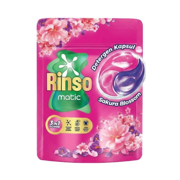 RINSO KAPSUL SAKURA BLOSSOM 189 GR
