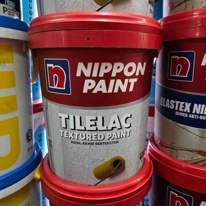 CAT TEKSTUR NIPPON PAINT TILELAC PUTIH