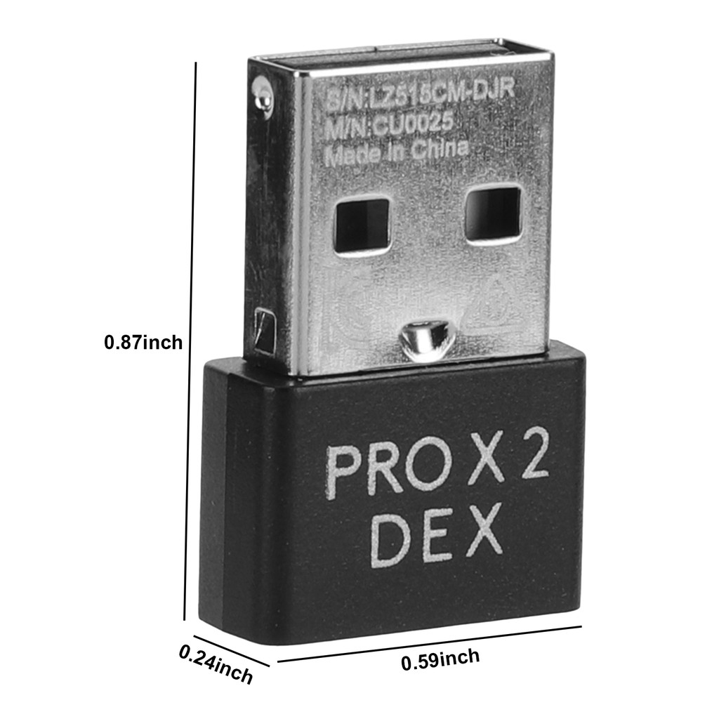 USB Dongle Mouse Receiver Adapter Replacement for Logitech PRO X SUPERLIGHT 2 DEX Mouse USB Receiver