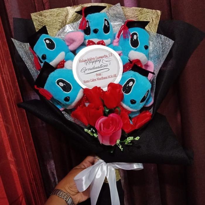 Buket wisuda stich