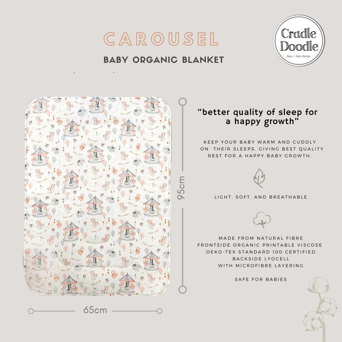 Bisa Grab! Carousel - Organic Blanket