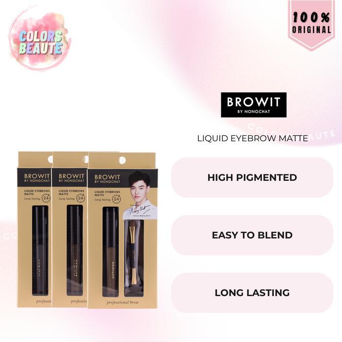 Browit By Nongchat Liquid Eyebrows Matte