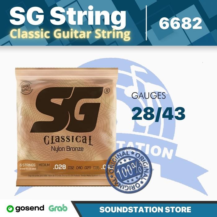 SG String 6682 Classical Guitar String 28-43 - Senar Gitar Klasik
