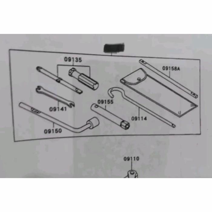 TOOL KIT SET KUNCI DONGKRAK MAZDA CX-5