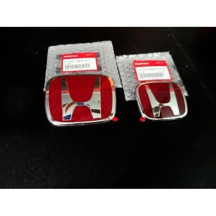 Emblem Red Honda 75700-Smt-E00