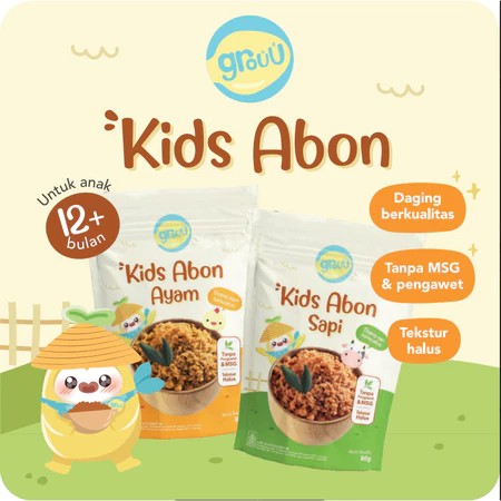 GROUU MY FIRST ABON FLOSS SAPI 80GR