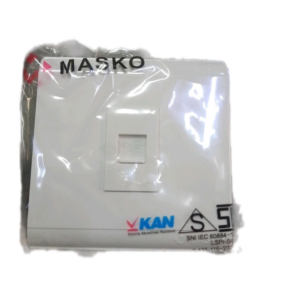 MASKO SOCKET DATA RJ45 1 LUBANG K-281