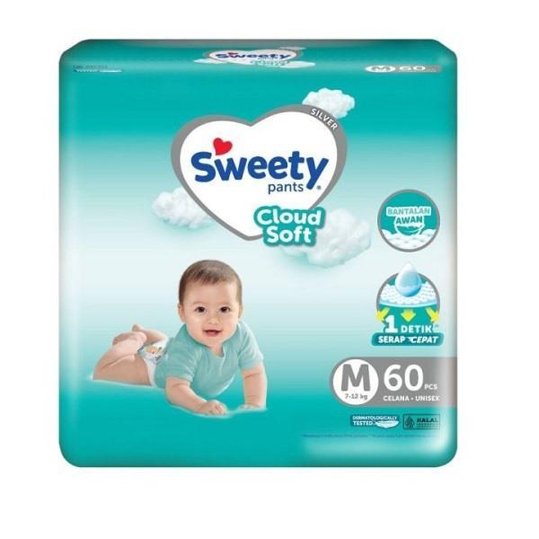 SWEETY SILVER PANTS M 60 S