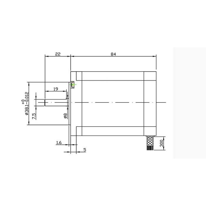 Stepper motor (2.2 N.m)