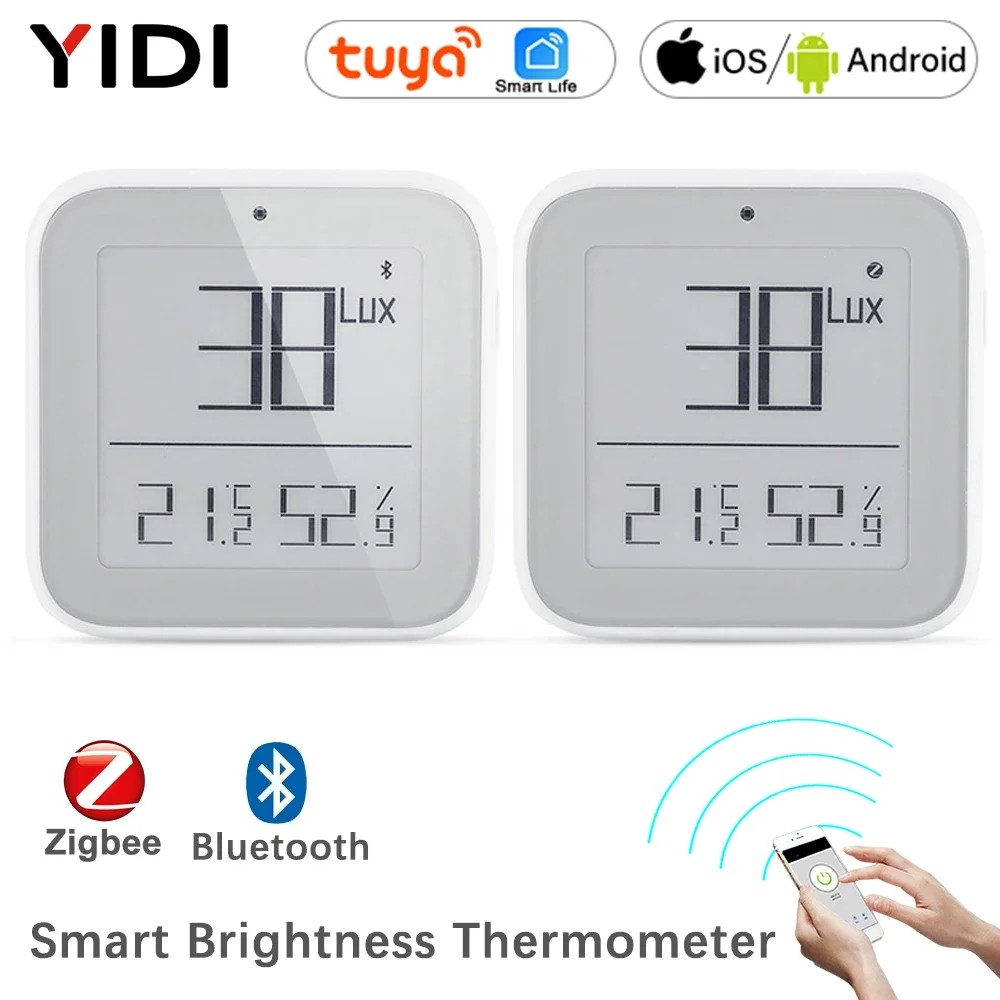 SmartLife Tuya Smart ZigBee Bluetooth-Compatible Mesh Brightness Thermometer Light Temperature