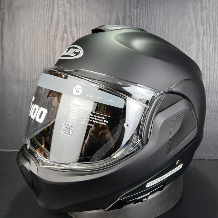 HELM HJC F100 SOLID FULL FACE MODULAR FLIP BACK Motorcycle
