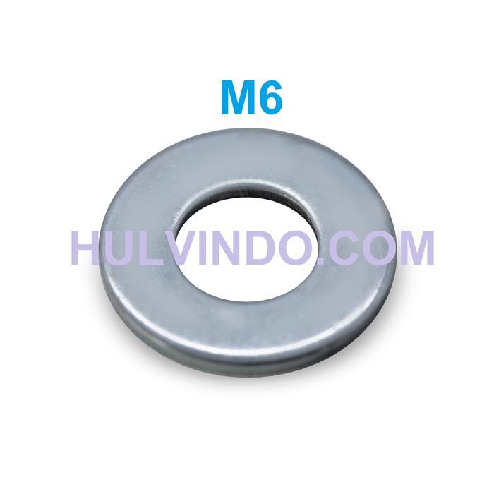 NEW!! RING PLAT / WASHER PLAT PUTIH M6