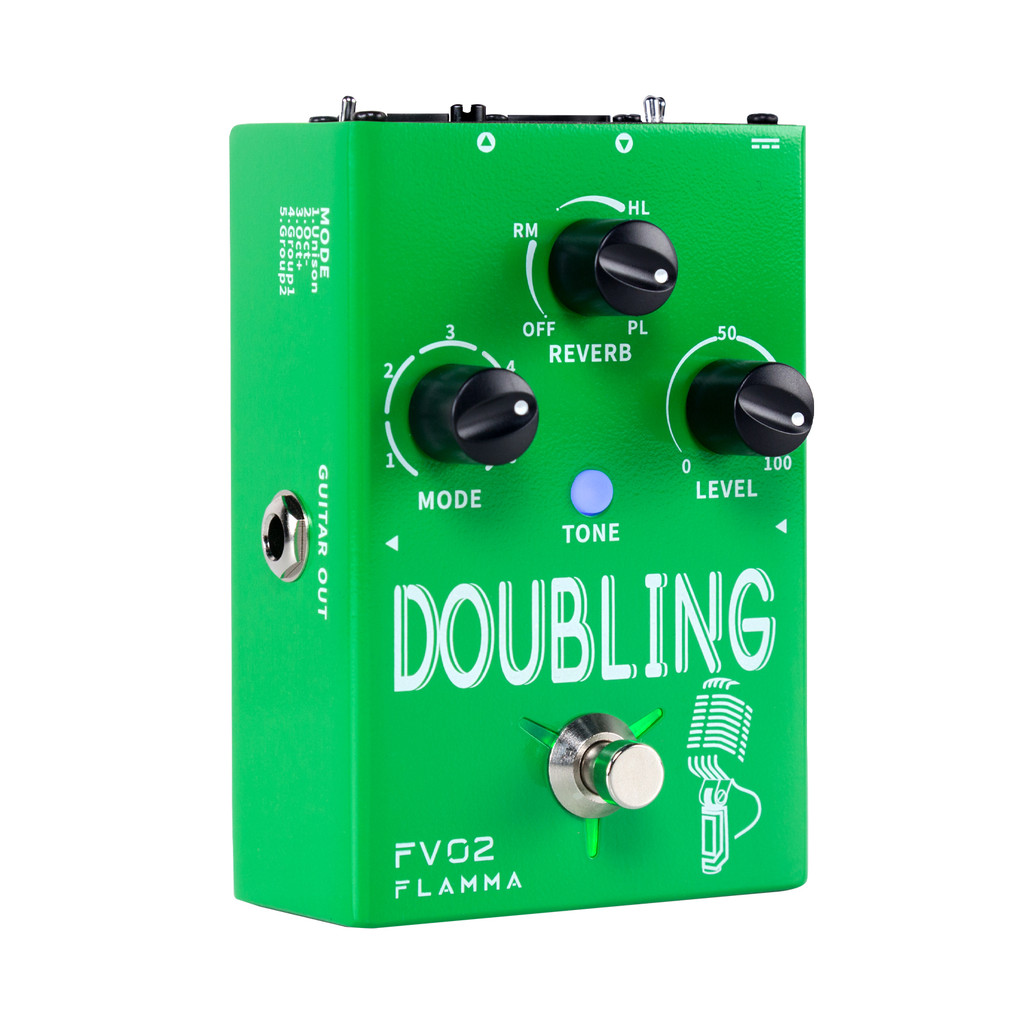 Terbaik Vocal Doubling Effects Processor Support 48V Phantom Power with Multiple Vocal Modes  Two Outpute Modes