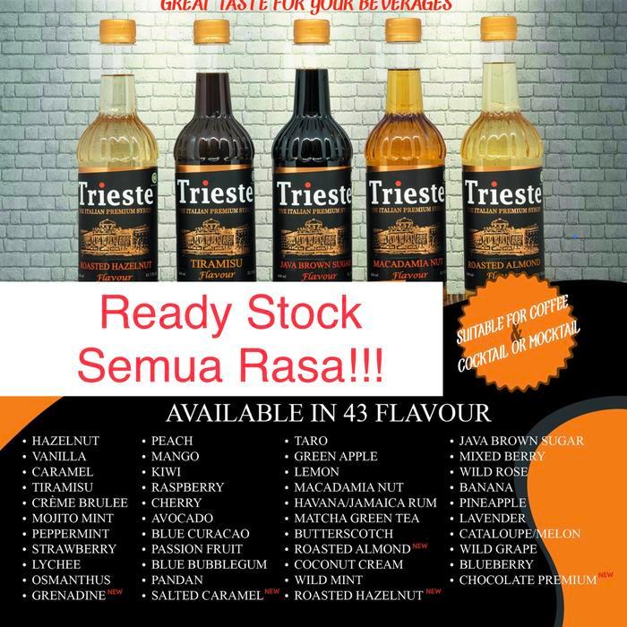 SIRUP TRIESTE CARAMEL FLAVOUR