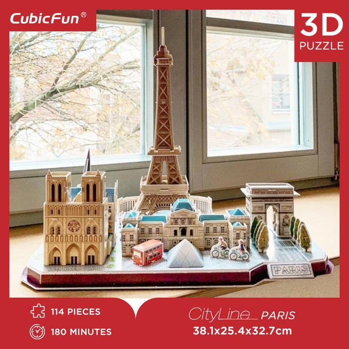 CUBICFUN Cityline Paris - 3D Puzzle