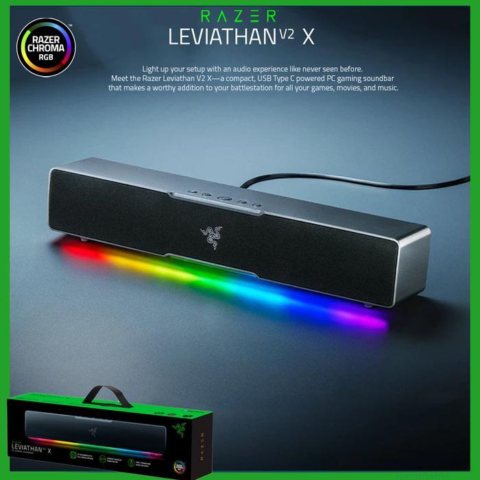 Razer Leviathan V2 X - Compact, USB Type C PC Soundbar