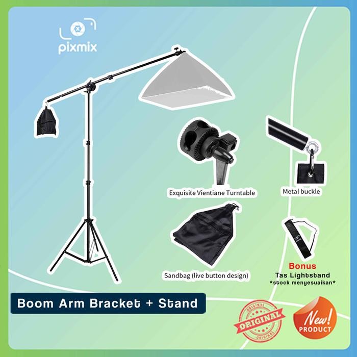 ORIGINAL Boom Arm Bracket Lighting Studio READY STOCK