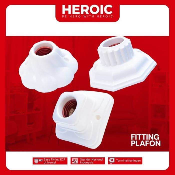 Heroic Fitting Plafon Putar / Fitting Lampu E27