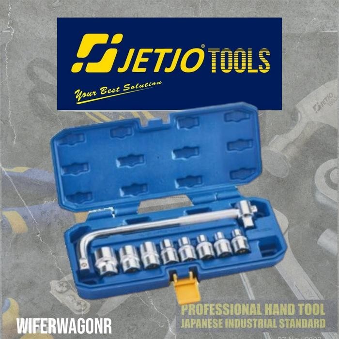 JETJO TOOLS SOKET SET Â½" 10 PC SEGI 6/12