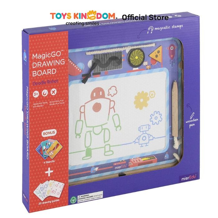 DISKON MIEREDU SET MAGICGO DRAWING BOARD ROBOT READY STOCK