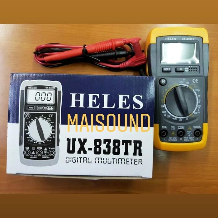 HELES UX 838 TR Multitester Avometer Digital Multimeter 838 TR Multi