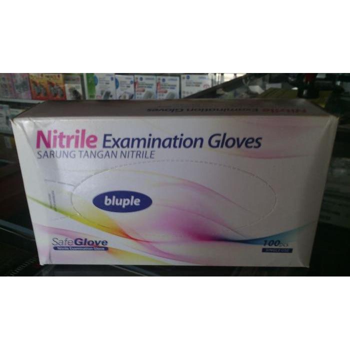 SARUNG TANGAN NITRILE 100PCS BLUPLE