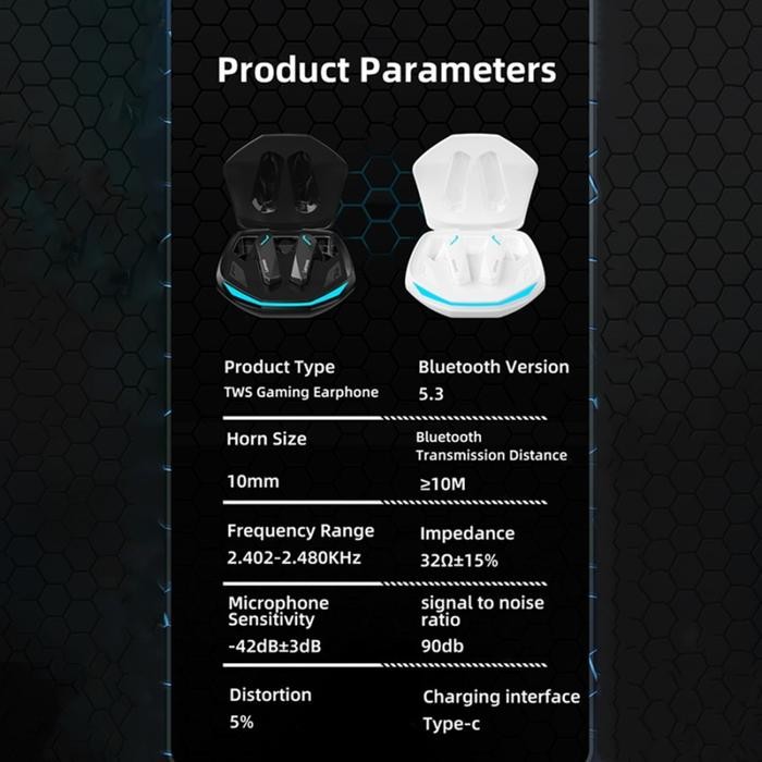 Thinkplus Gm2 Pro Tws Wireless Earbuds Headset Bluetooth Gaming