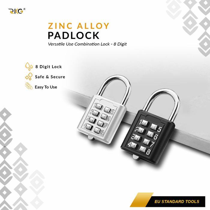 Gembok Koper Kode Nomor 30 Mm 8 Digit