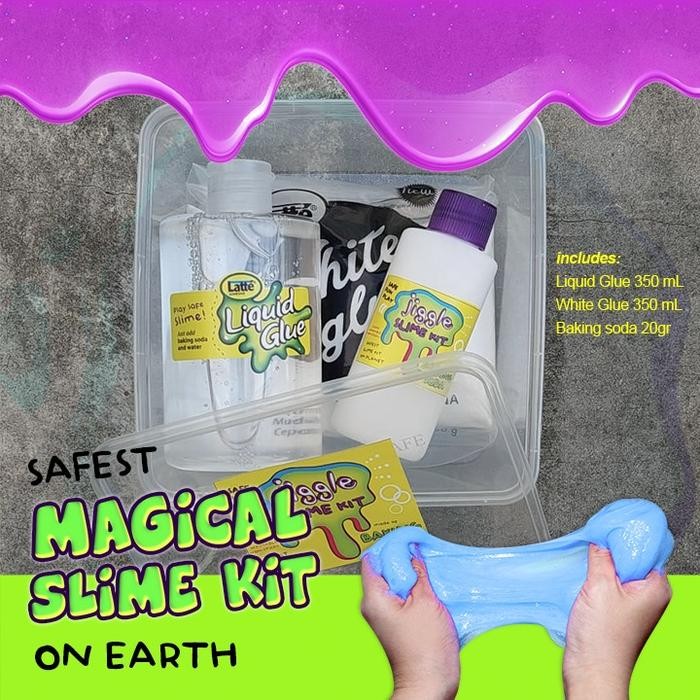jiggle slime kit with baking soda 350