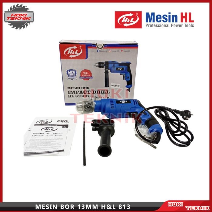 Mesin Bor Impact 13Mm H&L 813Re Variable Speed