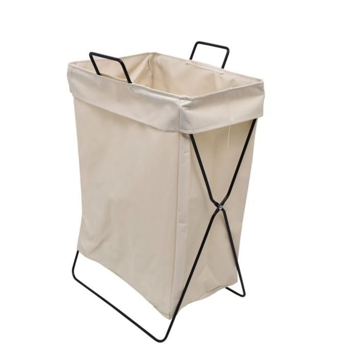 KERANJANG LAUNDRY X SHAPE - PUTIH