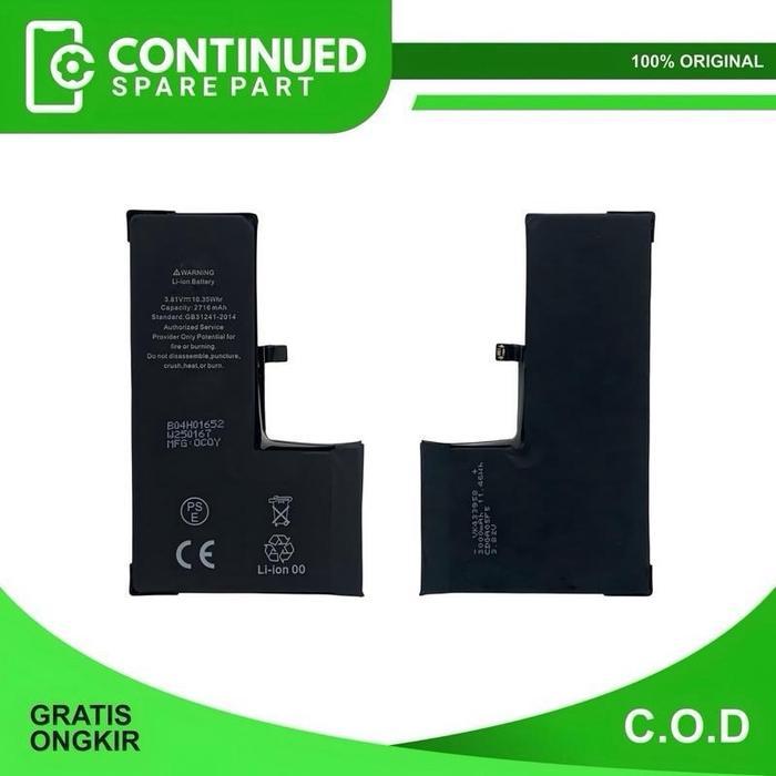 Baterai - Battery Double Ic X 2716mAh Original