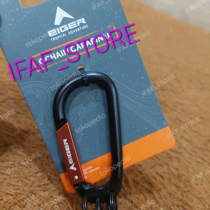 Ada Stok Eiger Ochain Carabiner - Black