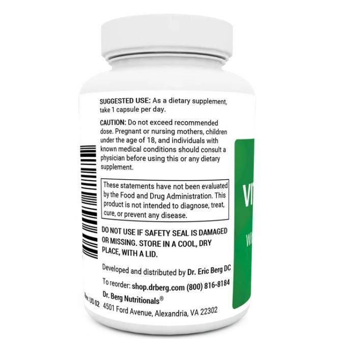 dr. berg Natural Vitamin B1+ with B Complex Blend - 60 Capsules B1