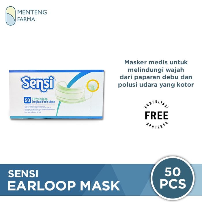 db0d- Sensi Mask Earloop Dus Isi 50 Masker