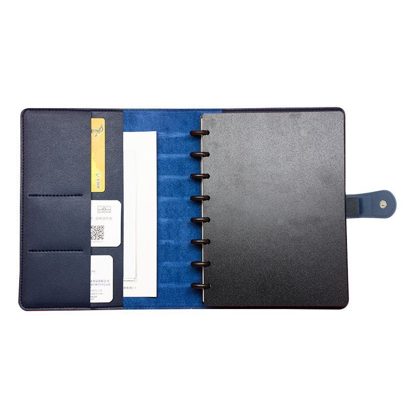 A5 Loose-leaf Notebook Leather Case Notebook Multi-function Cover Diary Book Cover A5 Planner