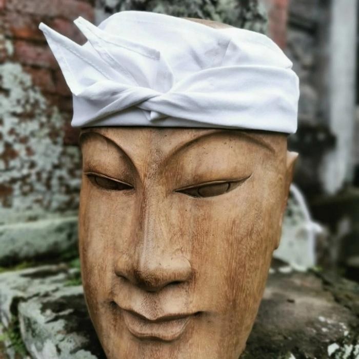 DISKON udeng putih polos,sibakan READY STOCK