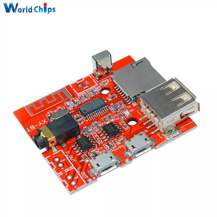 Pilihan- Kit Mp3 Usb Player Bluetooth Plus Power 2X3W