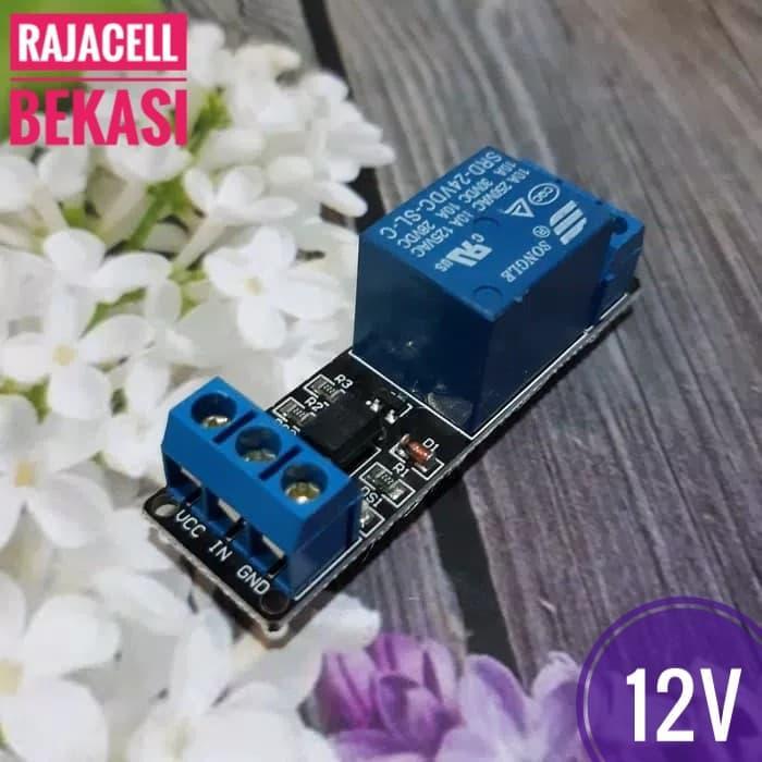 RELAY MODULE 1 CH 12V DC LOW LEVEL TRIGGER +OPTOCOUPLER HIGH QUALITY