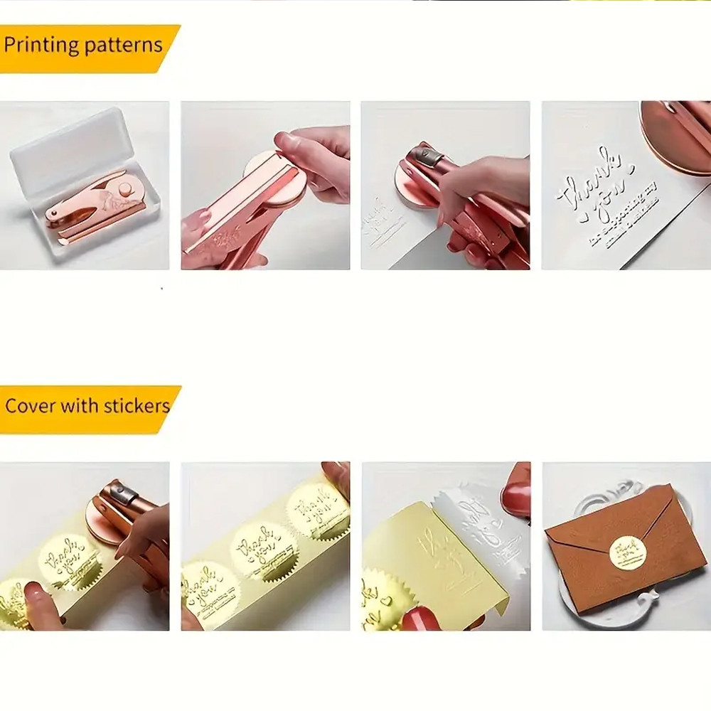 Embosser Stamp LOGO Customized Wedding Library Book Private Seals Customization Envelope Party