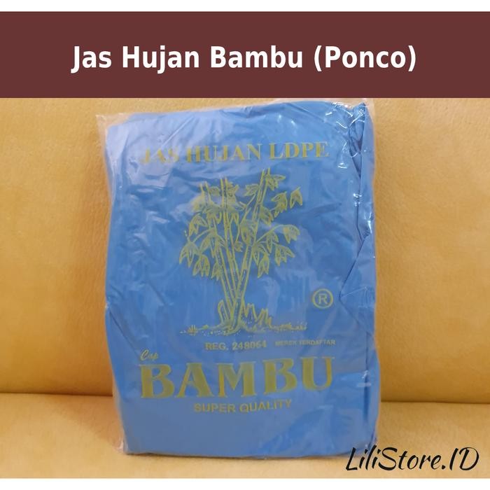 Jas Hujan merek Bambu (Ponco)