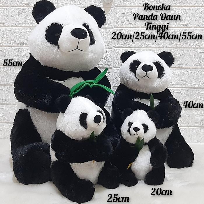 ffy3- Boneka Panda Daun Boneka Panda Rumput