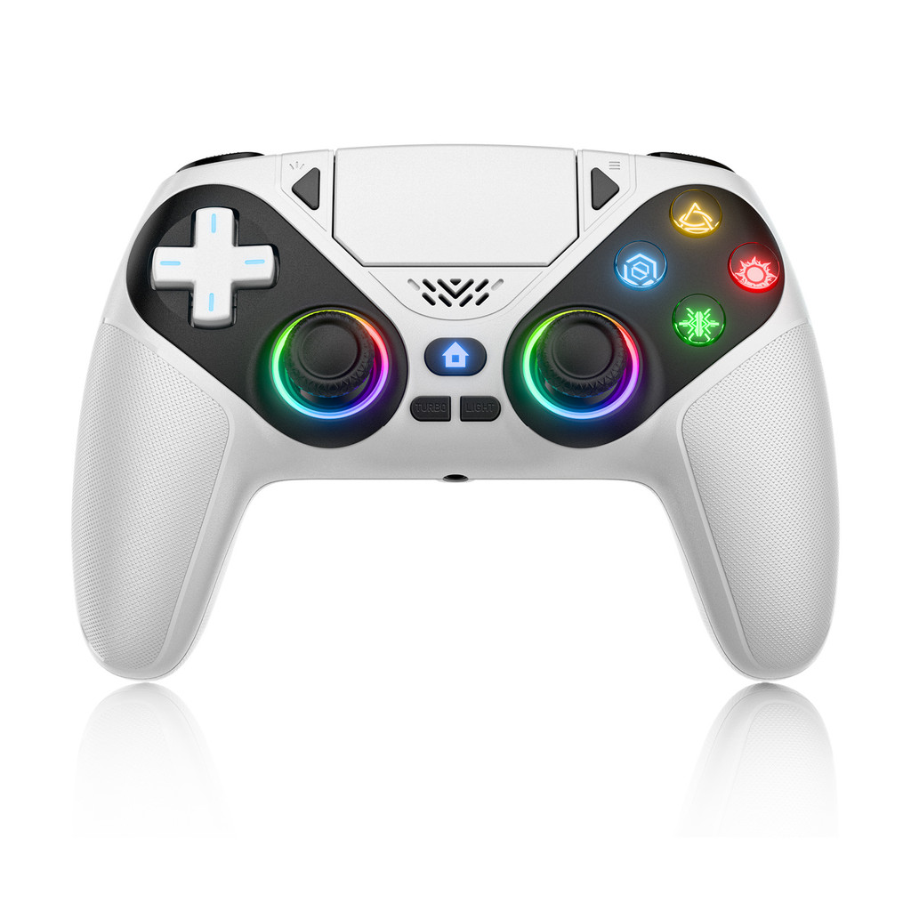 For Ps5 Wireless Controller For Ps5/Pc Console Gaming Controller Bluetooth Gamepad With Turbo Dual