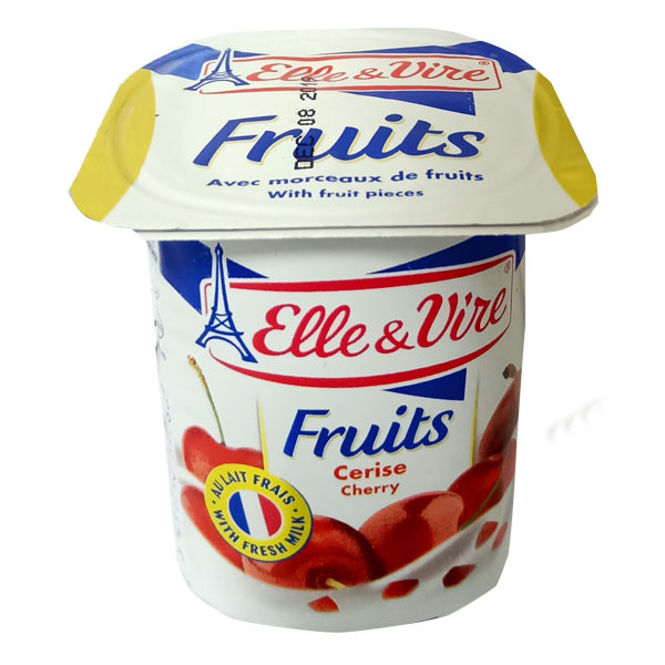 E&V Yogurt D-L Cherry 125 G